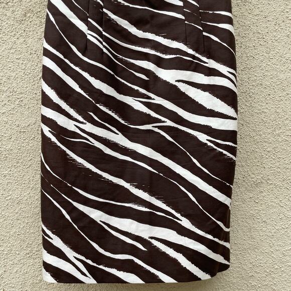 Kate Spade Joselle Zebra Stripe Embellished Dress 2 - Picture 4 of 10